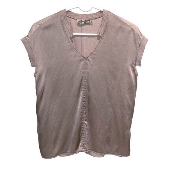 Go By Go Silk Womens Silk Cap Sleeve Iconic Go Anytime Top Dusty Rose Size XSmal - Picture 2 of 8